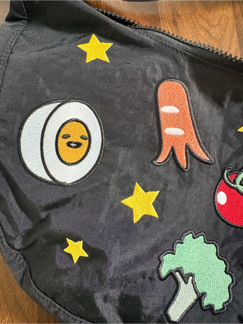 BAGGU Black Crossbody Gudetama Bag NWT - Picture 5 of 7